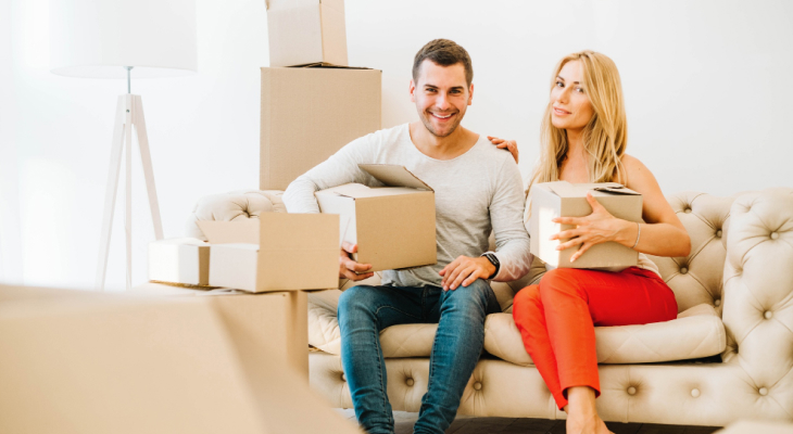 couple moving